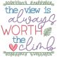 Mountain Life Word Art 1 | Machine Embroidery Designs by JuJu