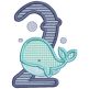 Nautical Numbers Applique | Machine Embroidery Designs by JuJu