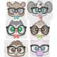 Nerdy Peekers Machine Embroidery Designs by JuJu
