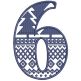 Nordic Numbers | Machine Embroidery Designs by JuJu