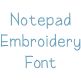 Quarter Inch Font Bundle 21 | Machine Embroidery Designs by JuJu