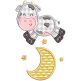 Nursery Rhyme Characters Applique Machine Embroidery Designs by JuJu
