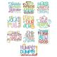 Nursery Rhymes Word Art Set 2 Machine Embroidery Designs by JuJu
