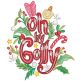                                 Oh By Golly Christmas Word Art Embroidery Design | Designs by JuJu
                            