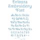 Orleans Embroidery Font | Machine Embroidery Designs by JuJu