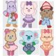 Overalls and Tutus Machine Embroidery Designs by JuJu