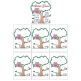 Owl Birth Announcement Template Machine Embroidery Designs by JuJu