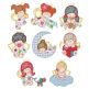 Patchwork Angels Applique Machine Embroidery Designs By JuJu