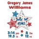 Patriotic Birth Announcement Template Machine Embroidery Designs by JuJu
