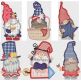 Patriotic Gnomes Applique Machine Embroidery Designs by JuJu 