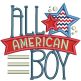 Patriotic Word Art Machine Embroidery Designs By JuJu