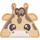 Peeker Animals 4 Machine Embroidery Designs by JuJu