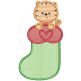 Peeking Stocking Critters Machine Embroidery Designs by JuJu