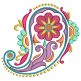 Perfect Paisley Machine Embroidery Designs by JuJu