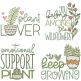 Plant Lovers 5 | Machine Embroidery Designs by JuJu