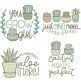 Plant Lovers 6 | Machine Embroidery Designs by JuJu