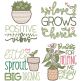 Plant Lovers 8 | Machine Embroidery Designs by JuJu