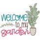 Plant Lovers Word Art 1 | Machine Embroidery Designs by JuJu