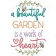 Plant Lovers Word Art 2 | Machine Embroidery Designs by JuJu