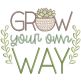 Plant Lovers Word Art 3 | Machine Embroidery Designs by JuJu