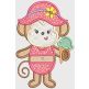 Playful Beach Animals Applique Machine Embroidery Designs by JuJu 