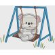 Playground Critters Applique Machine Embroidery Designs by JuJu 