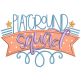 Playground Word Art Machine Embroidery Designs by JuJu