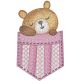 Pocket Bear | Machine Embroidery Designs by JuJu