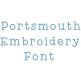 Portsmouth Embroidery Font | Machine Embroidery Designs by JuJu