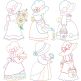 Prairie Girls | Machine Embroidery Designs by JuJu
