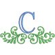 Prince Charles Monogram Machine Embroidery Designs By JuJu
