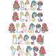 Princess Hair Alphabet | Machine Embroidery Designs by JuJu