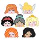 Princess Peekers Applique 2 Machine Embroidery Designs by JuJu 