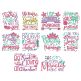 Princess Word Art Machine Embroidery Designs By JuJu