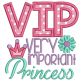 Princess Word Art Machine Embroidery Designs By JuJu