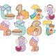 Pumpkin Spice Numbers | Machine Embroidery Designs by JuJu