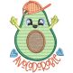 Punny Produce 1 Machine Embroidery Designs by JuJu

