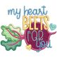 Punny Valentine Foods Applique Machine Embroidery Designs by JuJu