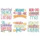 Quarantine Pregnancy Word Art Digital Machine Embroidery Designs by JuJu
