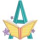 Reading Alphabet | Machine Embroidery Designs by JuJu