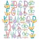 Reading Alphabet | Machine Embroidery Designs by JuJu