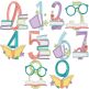 Reading Numbers | Machine Embroidery Designs by JuJu