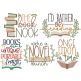 Reading Word Art 4 | Machine Embroidery Designs by JuJu