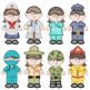 Rescue Kids Applique 1 Machine Embroidery Designs by JuJu