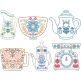 Retro Kitchen Digital Embroidery Designs by JuJu