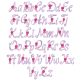 Ribbons and Bows Monogram | Machine Embroidery Designs by JuJu