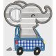 Road Tripping Animals Machine Embroidery Designs by JuJu