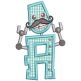 Robotic Friends Alphabet | Machine Embroidery Designs by JuJu