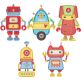 Robots Applique | Machine Embroidery Designs by JuJu