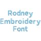 Rodney Embroidery Font | Machine Embroidery Designs by JuJu